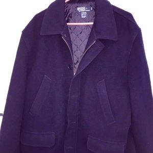 Polo Ralph Lauren size large navy blue coat
